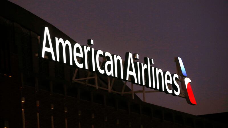 El logo del American Airlines Center en Dallas el 19 de diciembre del 2017. (AP foto/Michael...