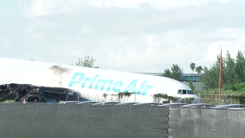 Investigación Federal tras accidente de avión de carga de amazon en Aeropuerto Internacional...